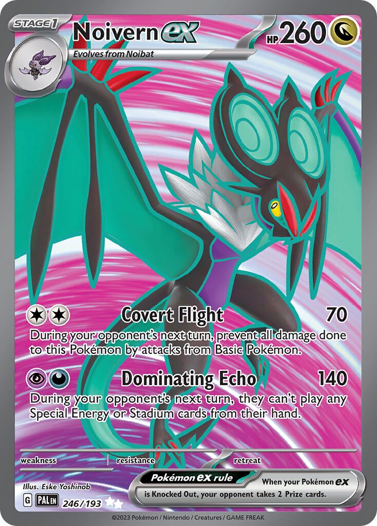 Noivern ex 246/279 — Paldea Evolved (English Pokémon TCG card)