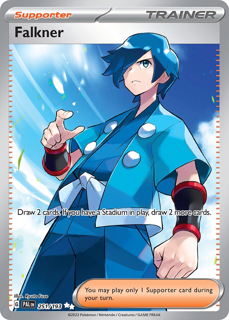 Falkner 251/279 — Paldea Evolved (English Pokémon TCG card)