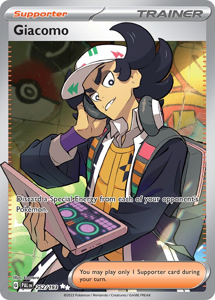 Giacomo 252/279 — Paldea Evolved (English Pokémon TCG card)