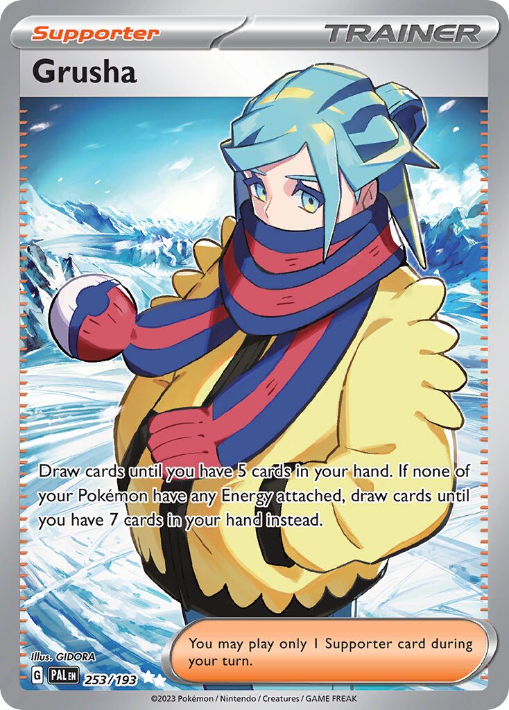 Grusha 253/279 — Paldea Evolved (English Pokémon TCG card)