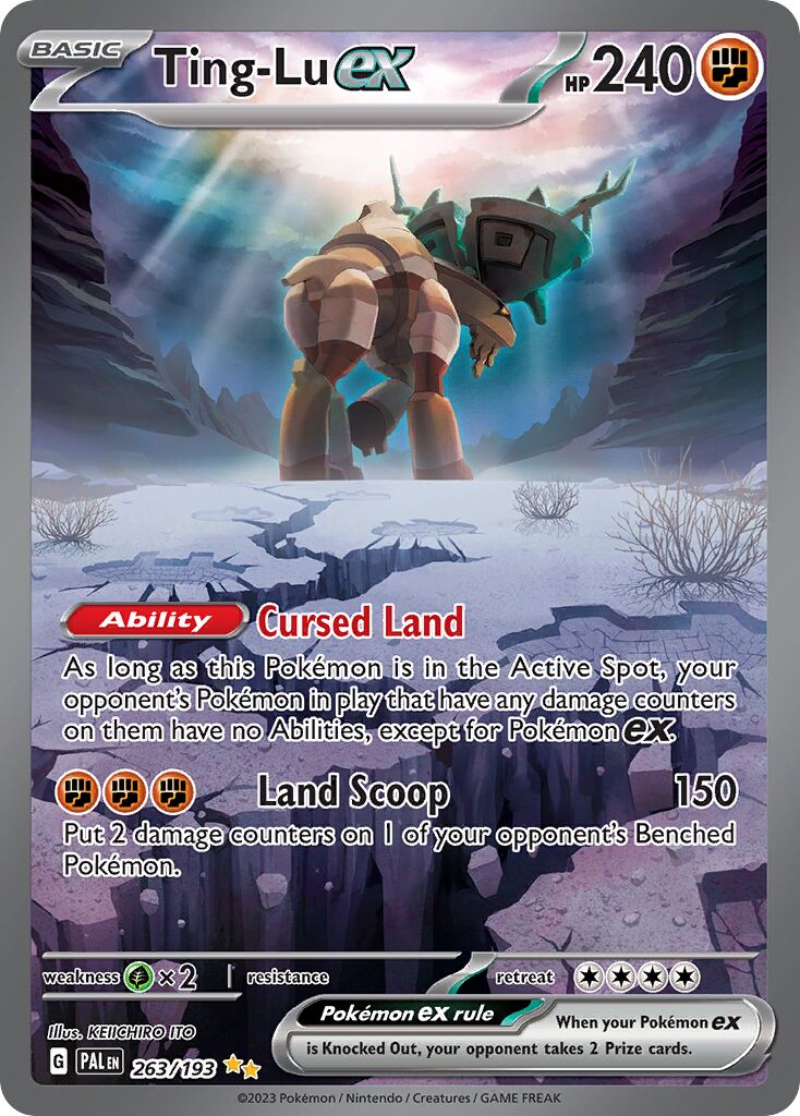 Ting-Lu ex 263/279 — Paldea Evolved (English Pokémon TCG card)