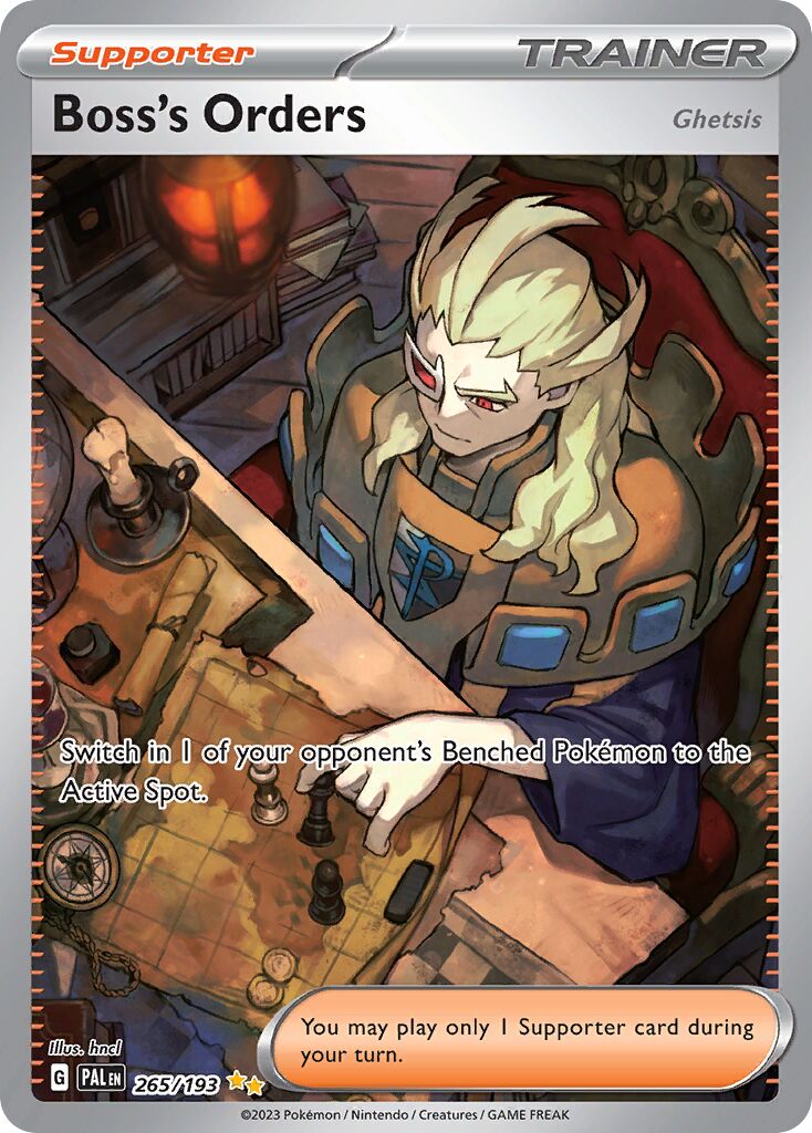 Boss's Orders 265/279 — Paldea Evolved (English Pokémon TCG card)