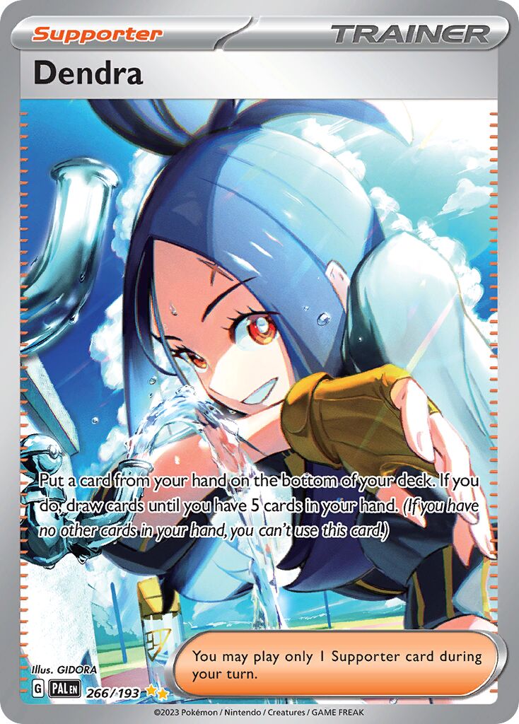 Dendra 266/279 — Paldea Evolved (English Pokémon TCG card)