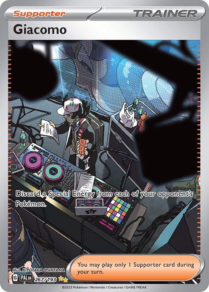 Giacomo 267/279 — Paldea Evolved (English Pokémon TCG card)