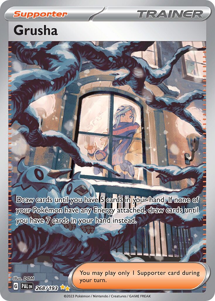 Grusha 268/279 — Paldea Evolved (English Pokémon TCG card)