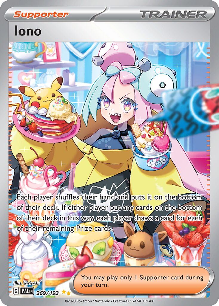 Iono 269/279 — Paldea Evolved (English Pokémon TCG card)