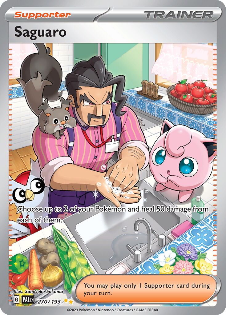 Saguaro 270/279 — Paldea Evolved (English Pokémon TCG card)
