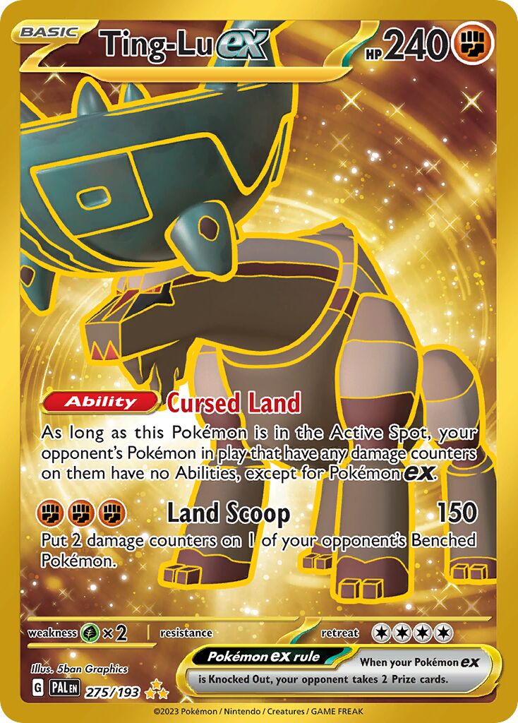 Ting-Lu ex 275/279 — Paldea Evolved (English Pokémon TCG card)