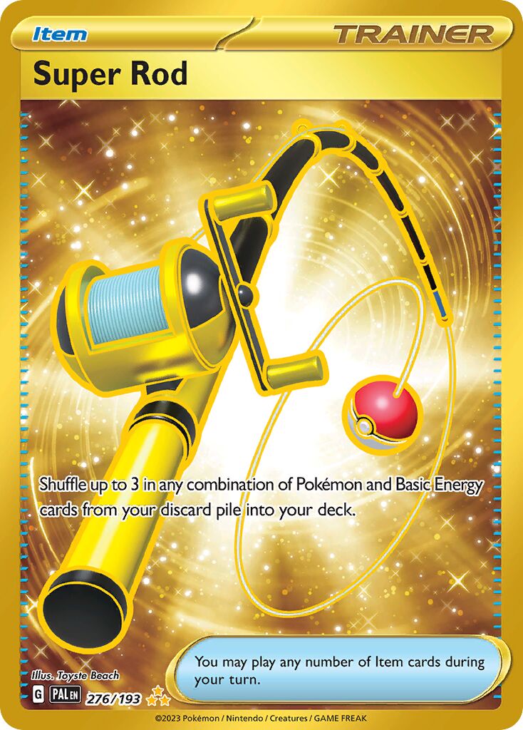 Super Rod 276/279 — Paldea Evolved (English Pokémon TCG card)