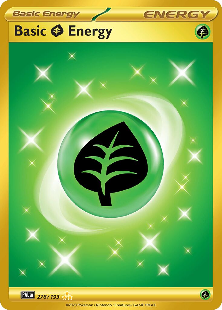 Basic Grass Energy 278/279 — Paldea Evolved (English Pokémon TCG card)