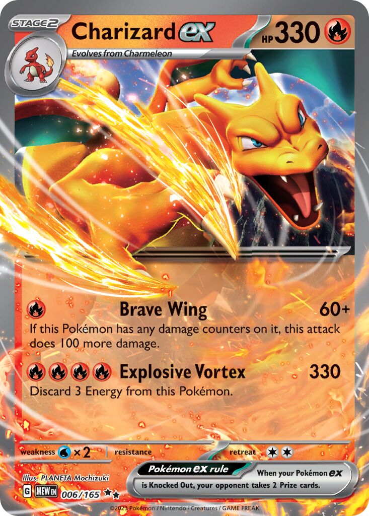 Charizard ex 006/207 — 151 (English Pokémon TCG card)