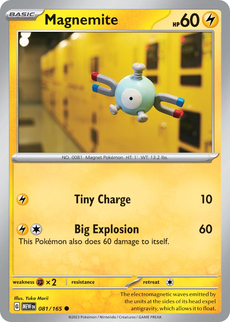 Magnemite 081/207 — 151 (English Pokémon TCG card)