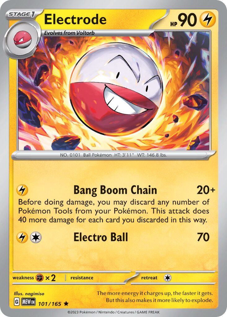 Electrode 101/207 — 151 (English Pokémon TCG card)