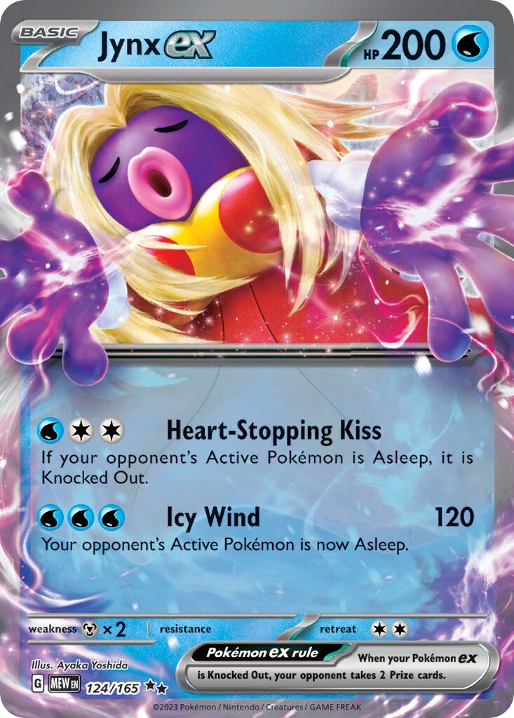 Jynx ex 124/207 — 151 (English Pokémon TCG card)