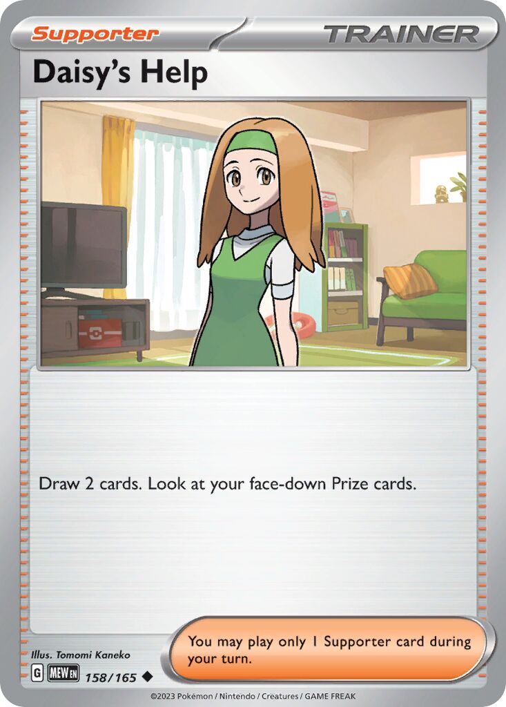 Daisy's Help 158/207 — 151 (English Pokémon TCG card)