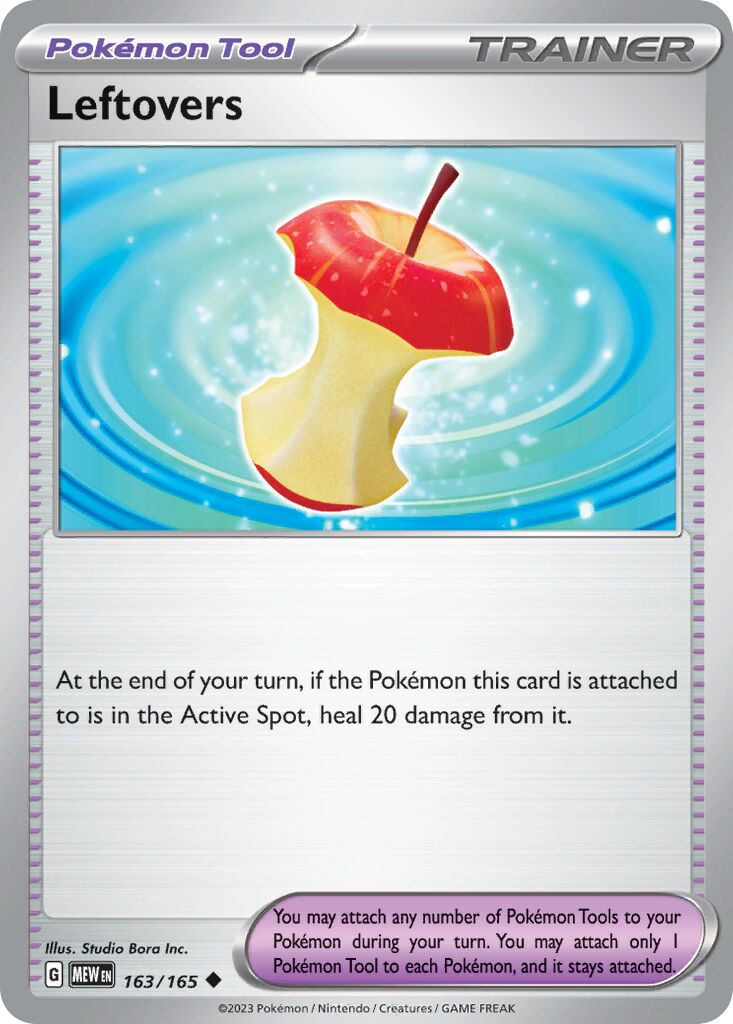 Leftovers 163/207 — 151 (English Pokémon TCG card)