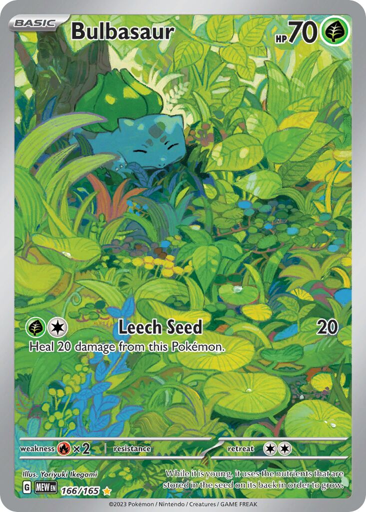 Bulbasaur 166/207 — 151 (English Pokémon TCG card)