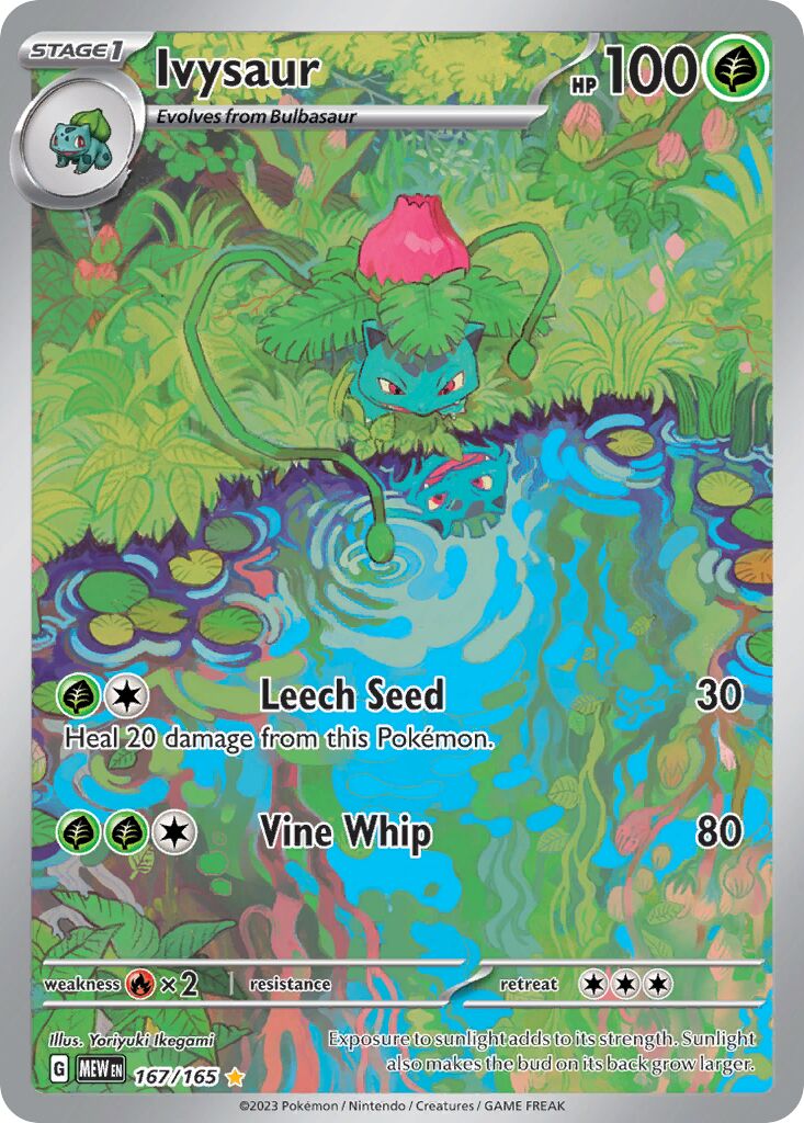 Ivysaur 167/207 — 151 (English Pokémon TCG card)