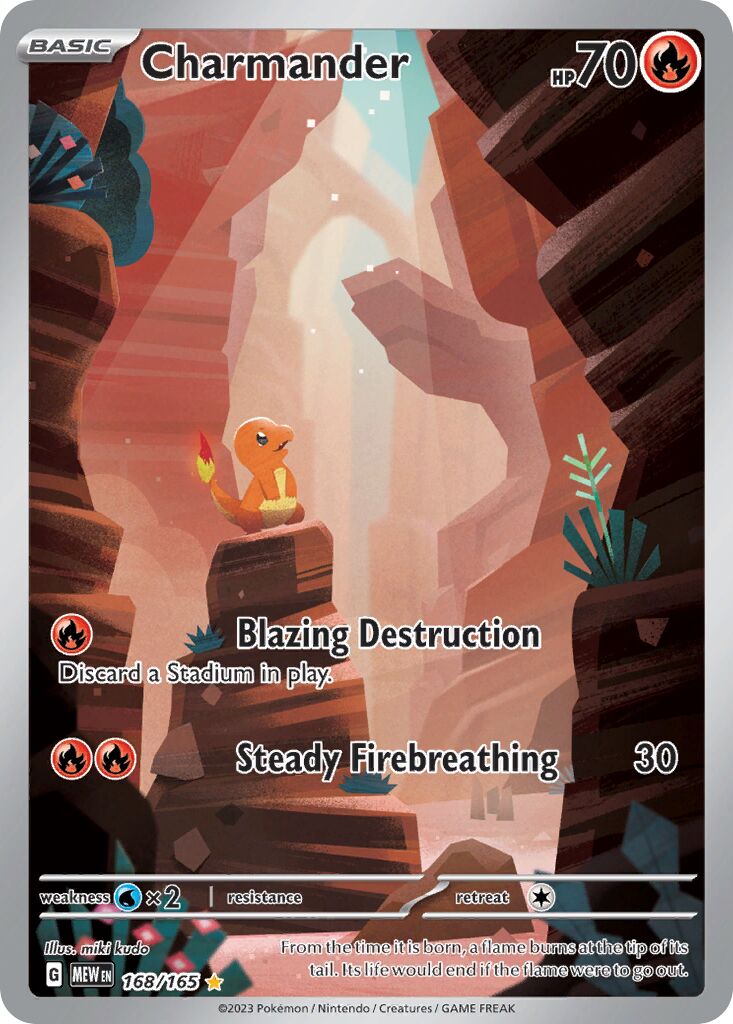 Charmander 168/207 — 151 (English Pokémon TCG card)
