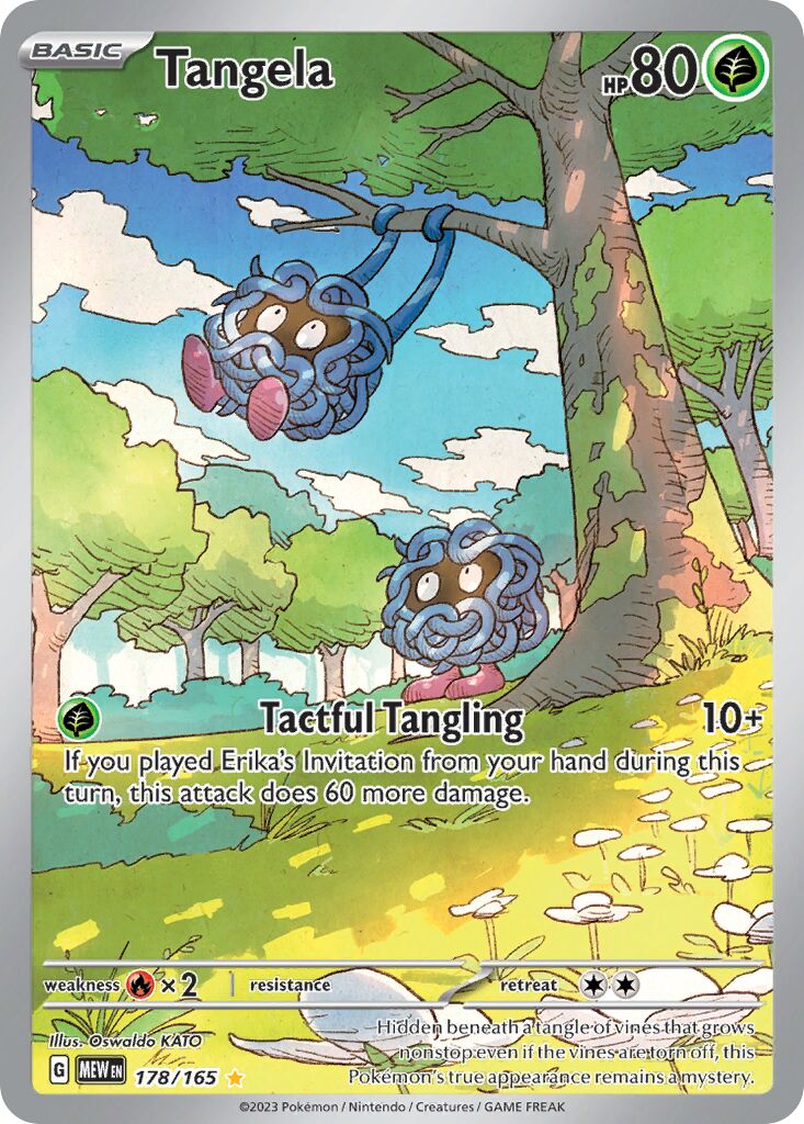 Tangela 178/207 — 151 (English Pokémon TCG card)