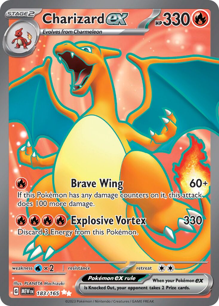 Charizard ex 183/207 — 151 (English Pokémon TCG card)