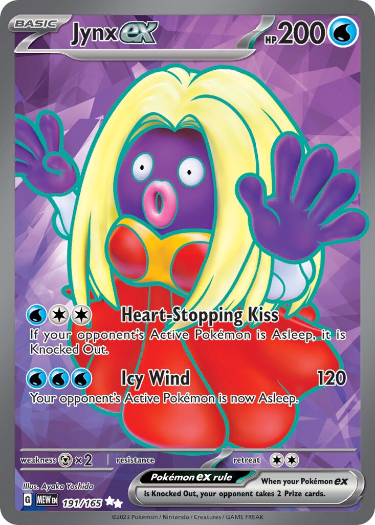 Jynx ex 191/207 — 151 (English Pokémon TCG card)