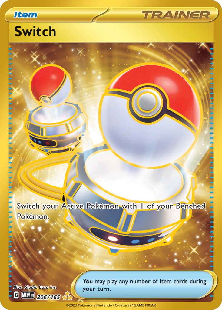 Switch 206/207 — 151 (English Pokémon TCG card)