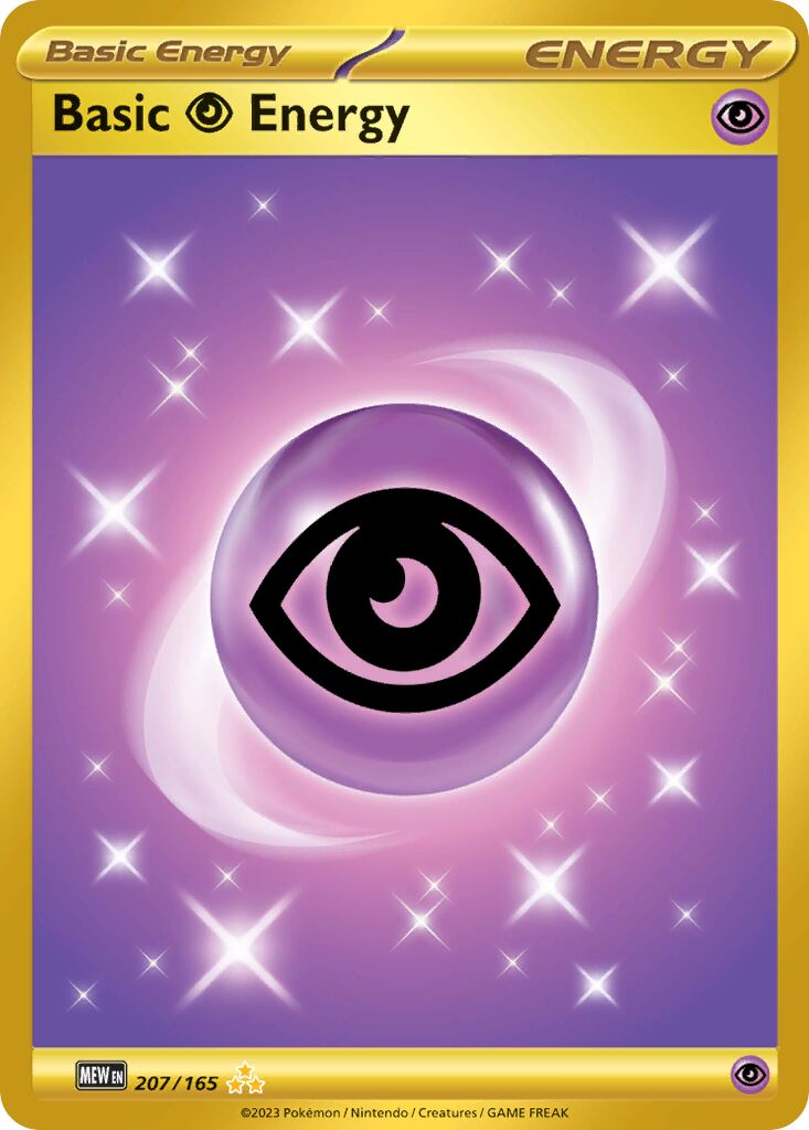 Basic Psychic Energy 207/207 — 151 (English Pokémon TCG card)