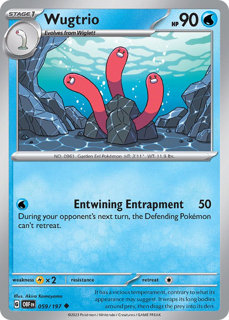 Wugtrio 059/230 — Obsidian Flames (English Pokémon TCG card)