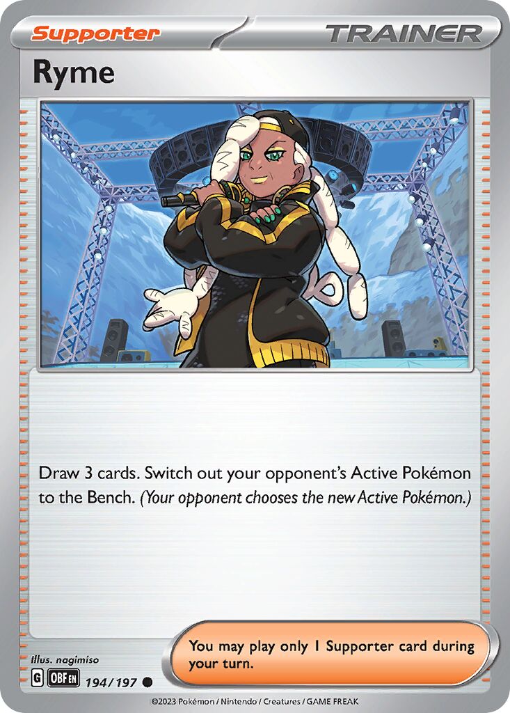Ryme 194/230 — Obsidian Flames (English Pokémon TCG card)