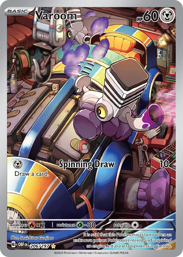 Varoom 206/230 — Obsidian Flames (English Pokémon TCG card)