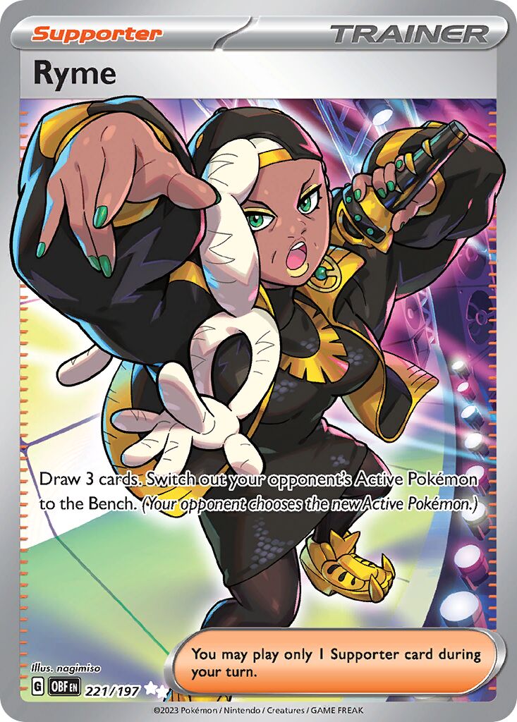 Ryme 221/230 — Obsidian Flames (English Pokémon TCG card)