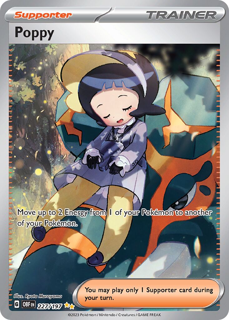Poppy 227/230 — Obsidian Flames (English Pokémon TCG card)