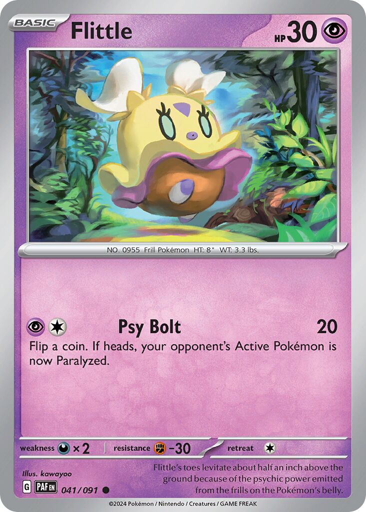 Flittle 041/245 — Paldean Fates (English Pokémon TCG card)
