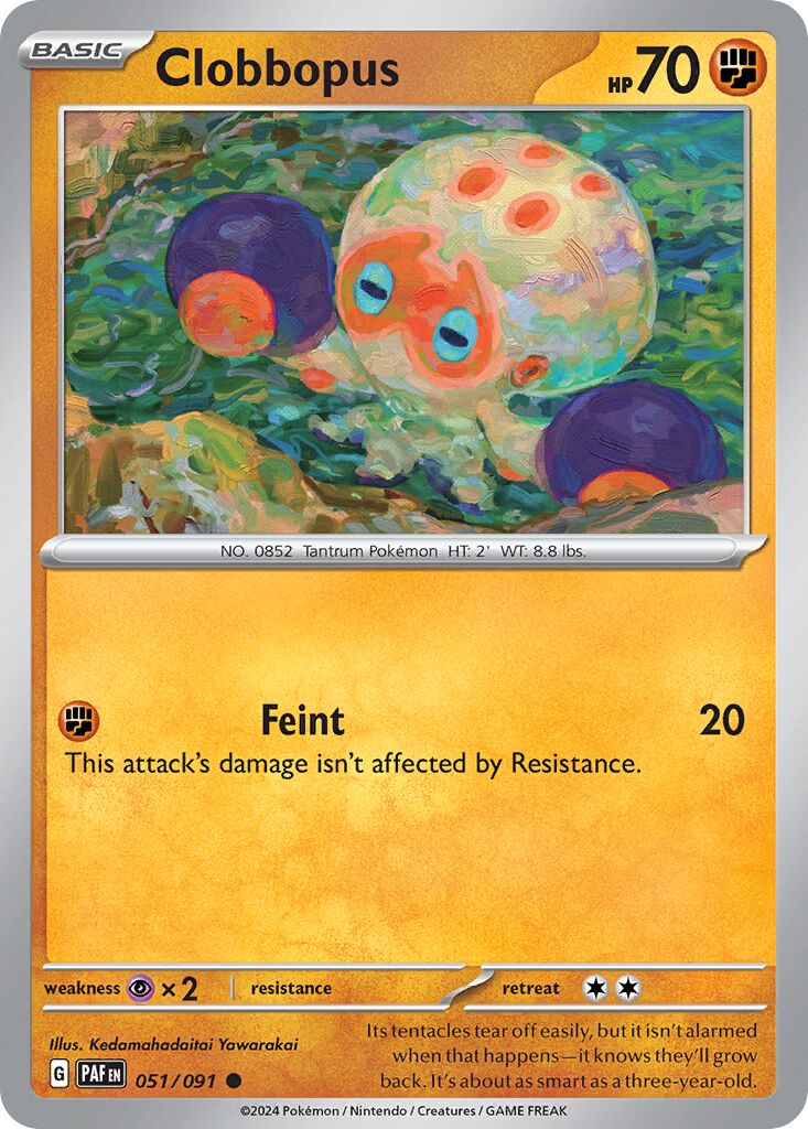 Clobbopus 051/245 — Paldean Fates (English Pokémon TCG card)