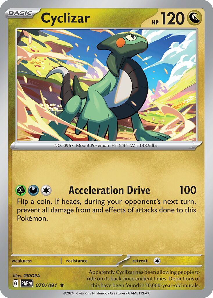 Cyclizar 070/245 — Paldean Fates (English Pokémon TCG card)