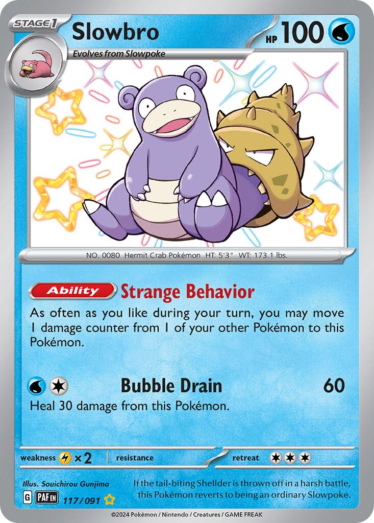 Slowbro 117/245 — Paldean Fates (English Pokémon TCG card)