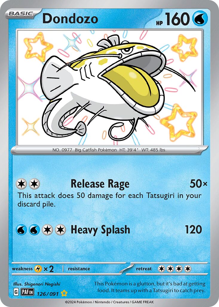 Dondozo 126/245 — Paldean Fates (English Pokémon TCG card)
