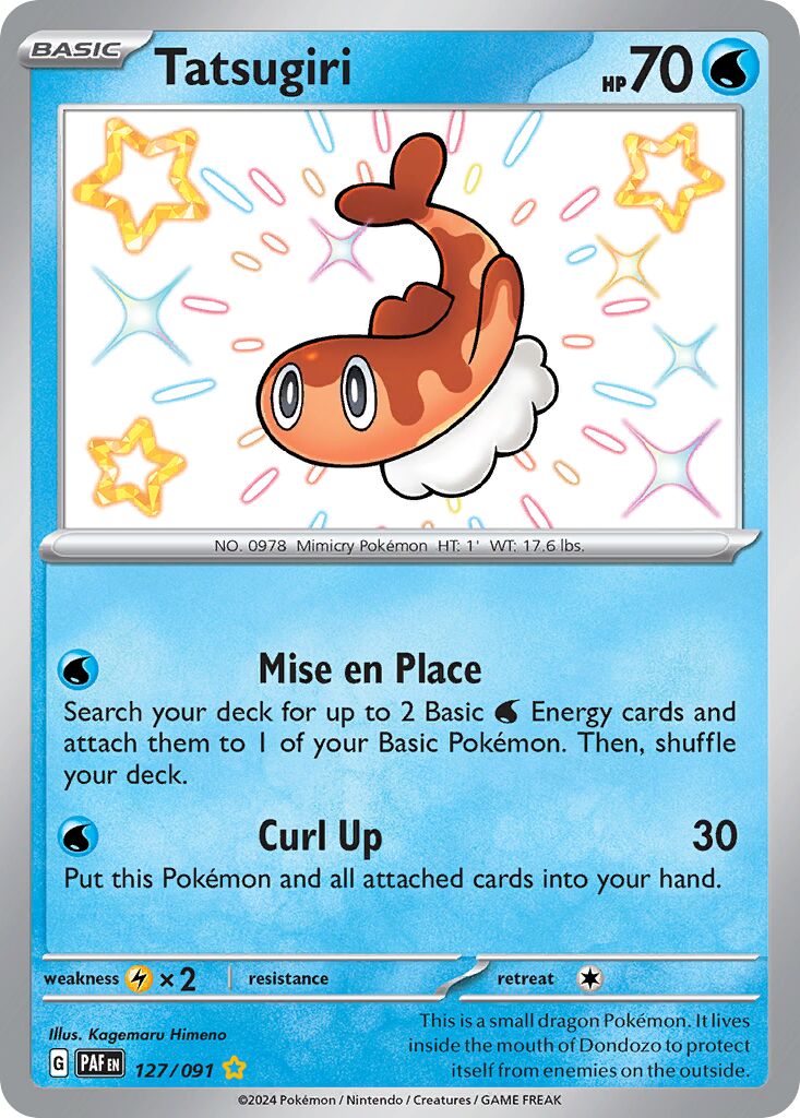 Tatsugiri 127/245 — Paldean Fates (English Pokémon TCG card)