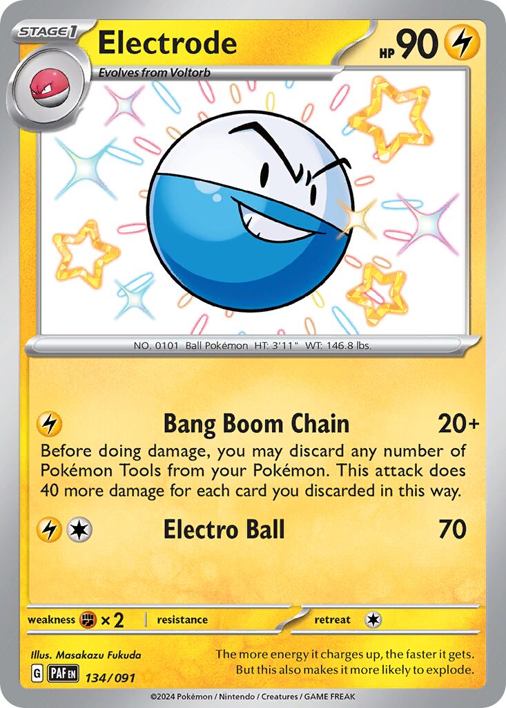 Electrode 134/245 — Paldean Fates (English Pokémon TCG card)