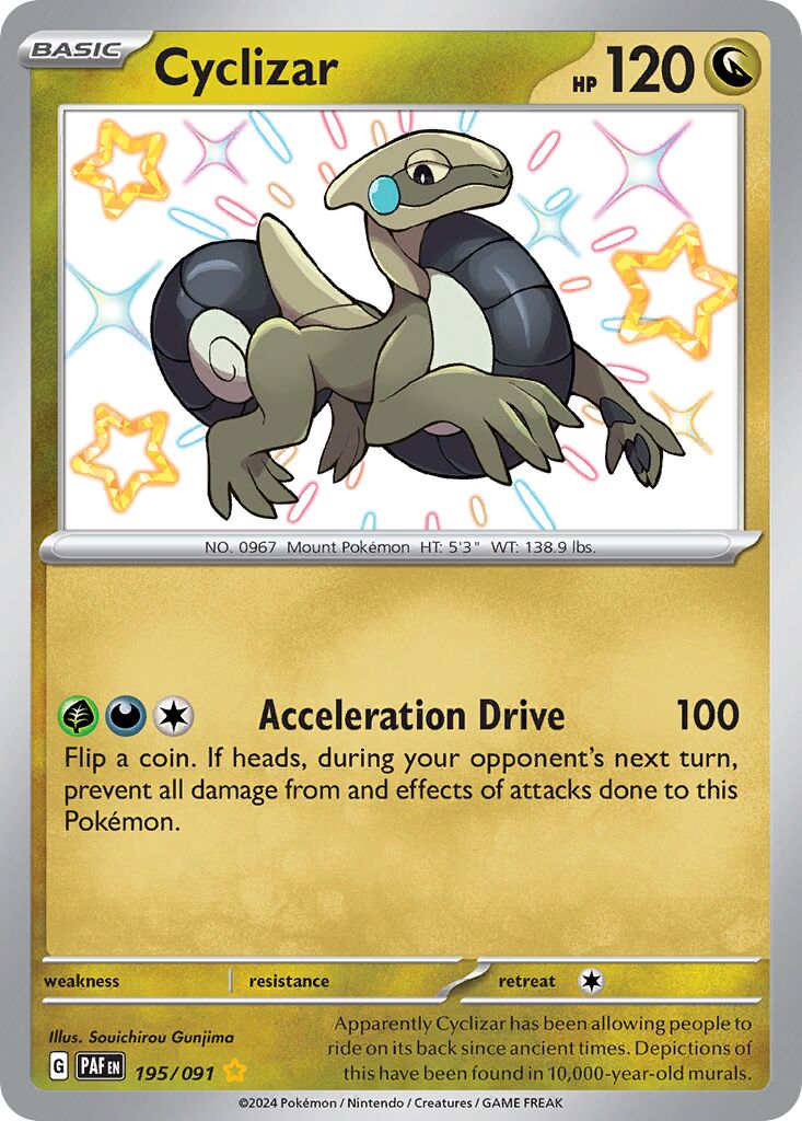 Cyclizar 195/245 — Paldean Fates (English Pokémon TCG card)