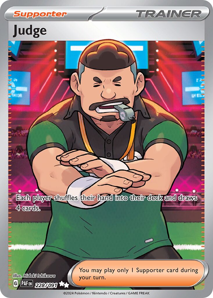 Judge 228/245 — Paldean Fates (English Pokémon TCG card)