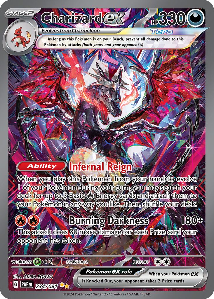 Charizard ex 234/245 — Paldean Fates (English Pokémon TCG card)