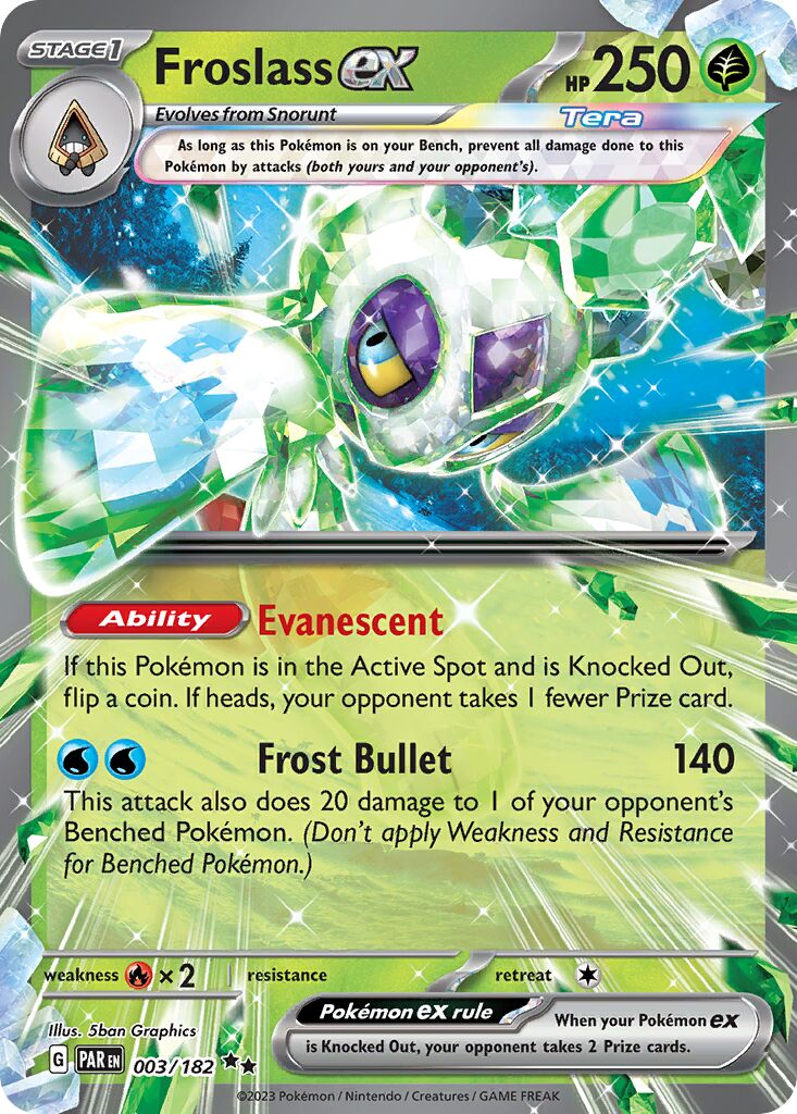 Froslass ex 003/266 — Paradox Rift (English Pokémon TCG card)