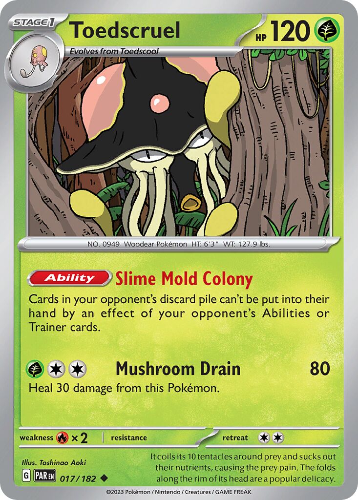 Toedscruel 017/266 — Paradox Rift (English Pokémon TCG card)