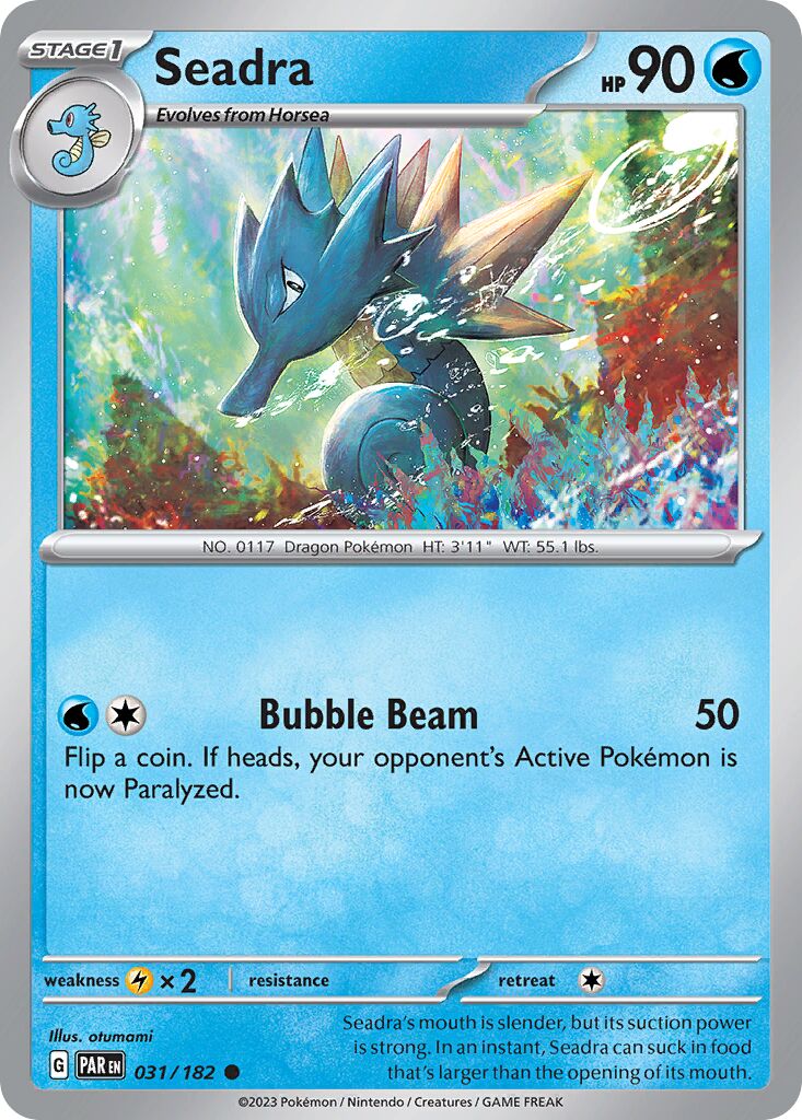 Seadra 031/266 — Paradox Rift (English Pokémon TCG card)