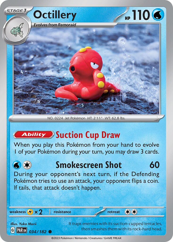 Octillery 034/266 — Paradox Rift (English Pokémon TCG card)