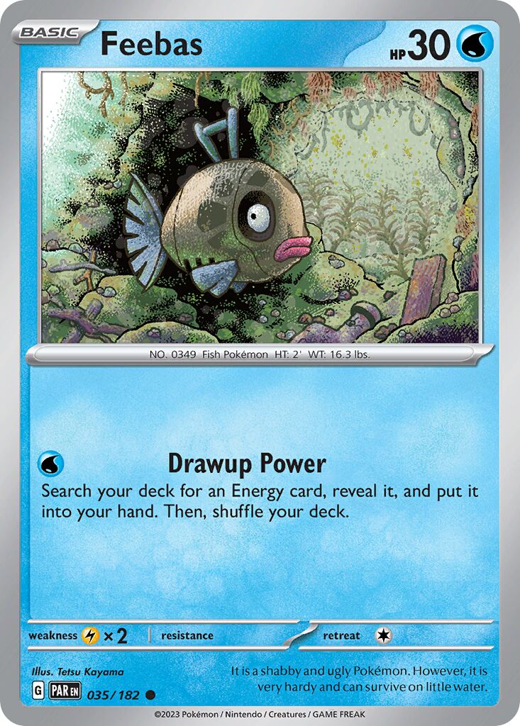 Feebas 035/266 — Paradox Rift (English Pokémon TCG card)