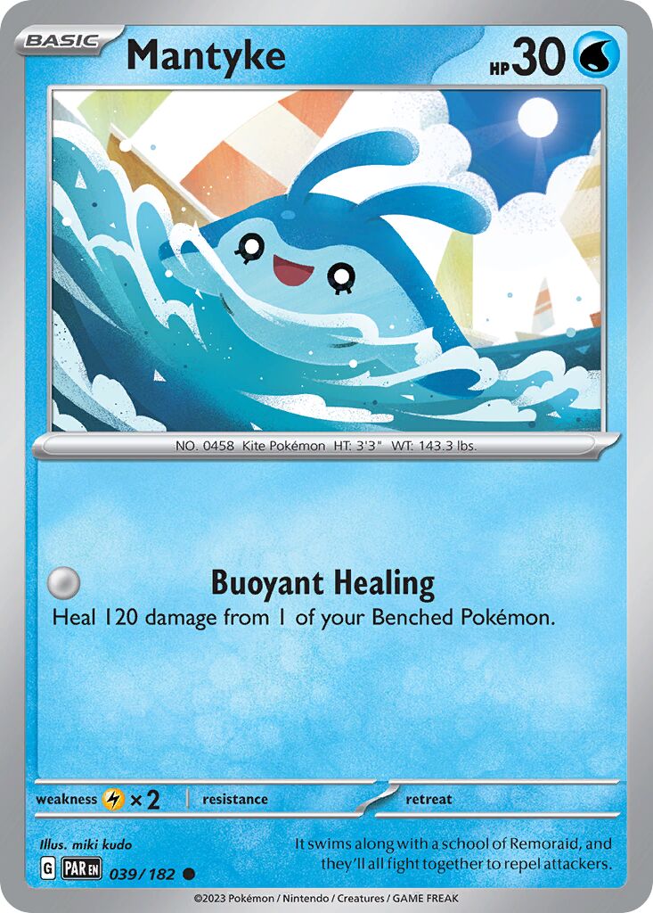 Mantyke 039/266 — Paradox Rift (English Pokémon TCG card)
