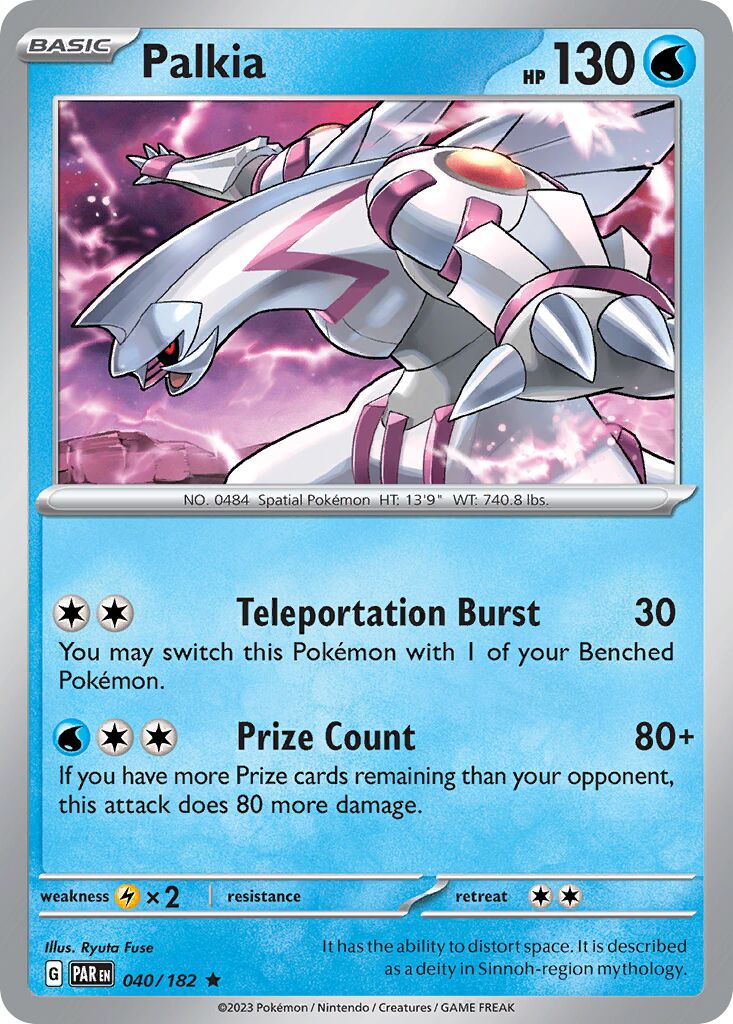 Palkia 040/266 — Paradox Rift (English Pokémon TCG card)